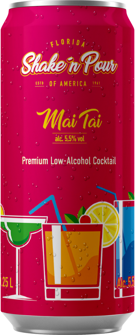 Shake'n Pour Virgin Mai Tai