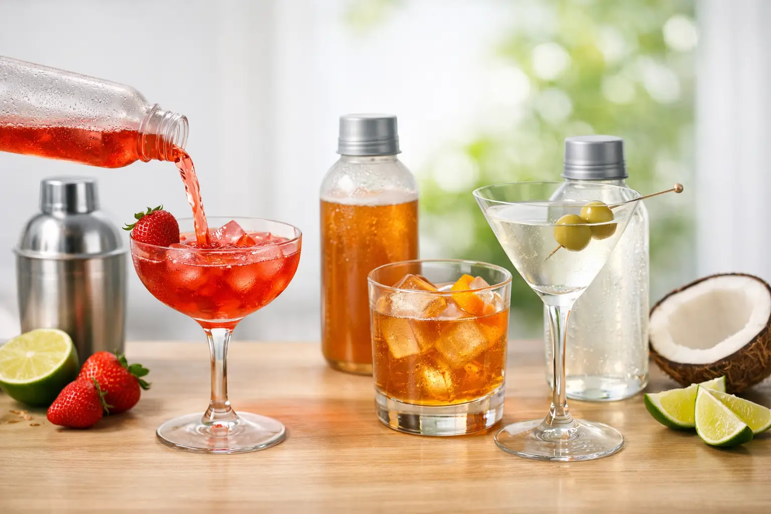 shake'n pour classic natural RTD cocktails