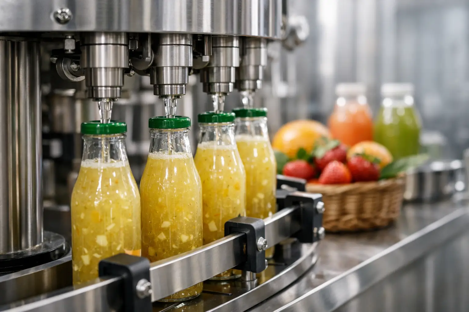 Sanitary Filling for Natural Drinks at Scale